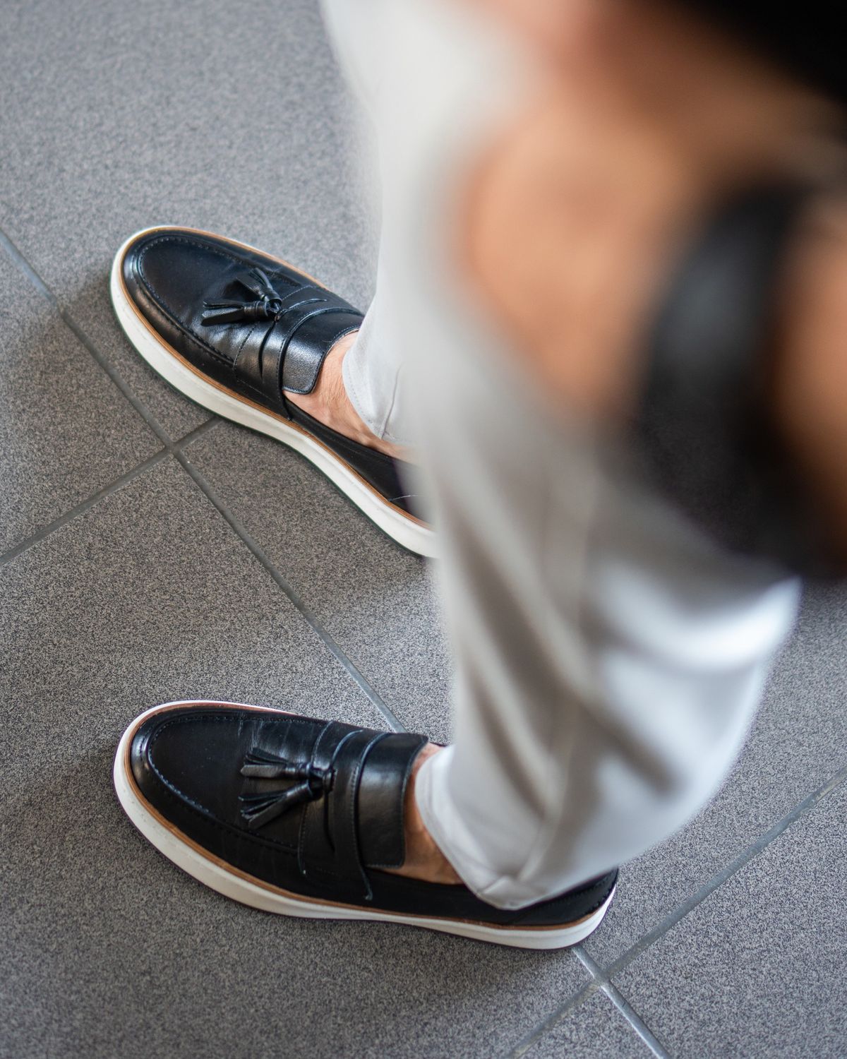 Mocassins Modernes en  Semelle Plateforme.